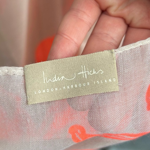 India Hicks Neon Bug “The Siren” Scarf, 82” x 36” - Picture 13 of 13